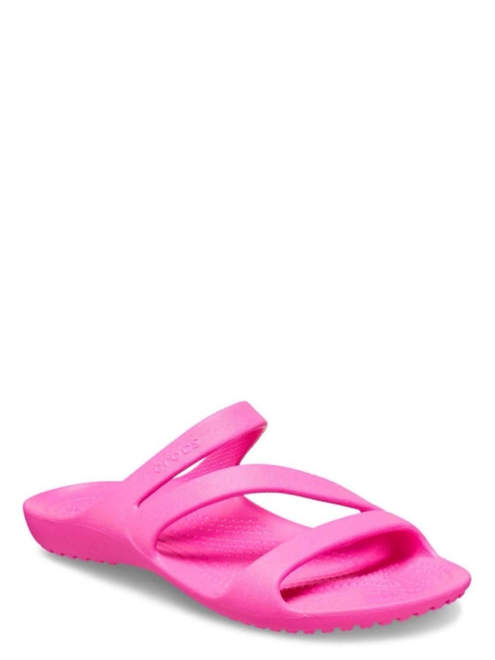 NEW Crocs Bright Pink Kadee II Sandals Size 9W